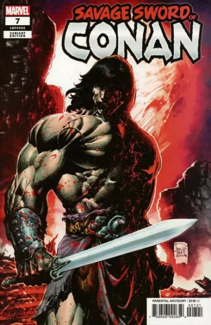 The Savage Sword of Conan, Vol. 2 #7B – Incentive Philip Tan Variant Cover