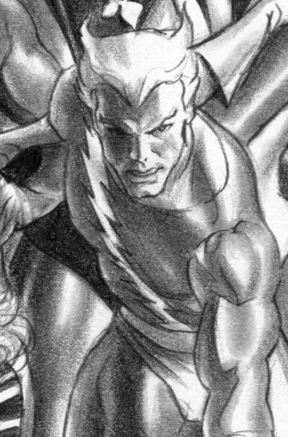 The Vision & the Scarlet Witch, Vol. 3 #1E – Alex Ross Incentive Timeless Sketch Variant (1:100)
