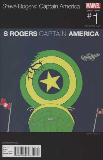 Captain America: Steve Rogers "Hail Hydra" 1J 2nd Printing Jeffrey Veregge Hip-Hop Cover