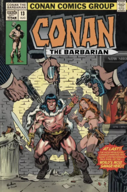 Conan the Barbarian (Titan Comics) Frozen Faith, Part I: Cold Comfort 13H SDCC Diamond Exclusive Nuno Pereira Variant