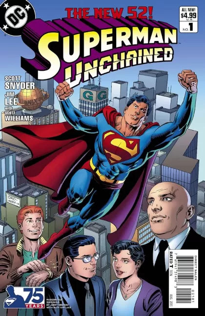 Superman Unchained #1H – Modern Age Superman Cover