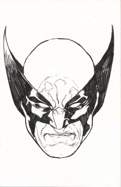Wolverine, Vol. 7 #45F – Mark Brooks Incentive Headshot Sketch Variant (1:50)