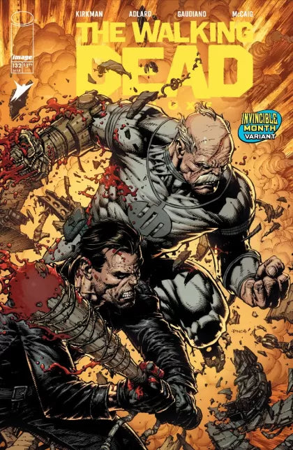The Walking Dead Deluxe #132F – David Finch Invincible Team-Up Variant