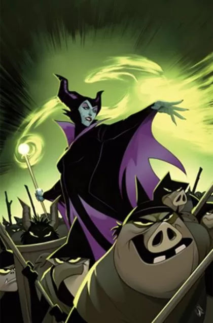 Disney Villains: Maleficent, Vol. 2 1R Robert Quinn B&W Variant