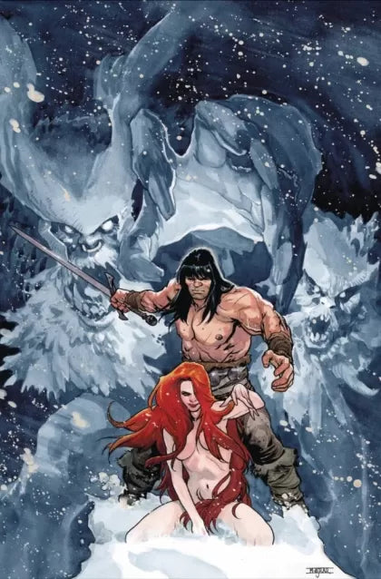 Conan the Barbarian (Titan Comics) Frozen Faith, Part III: Gods Of The North 15E Mahmud Asrar Exclusive Virgin Variant
