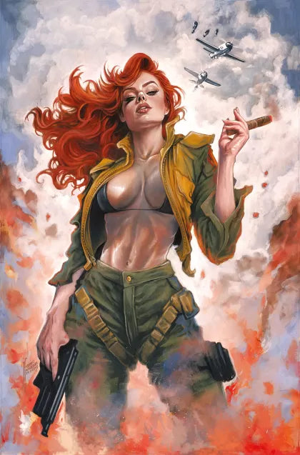 Heat Seeker: Exposed - A Gun Honey Series 1AF Tehani Farr SDCC Exclusive Virgin Variant