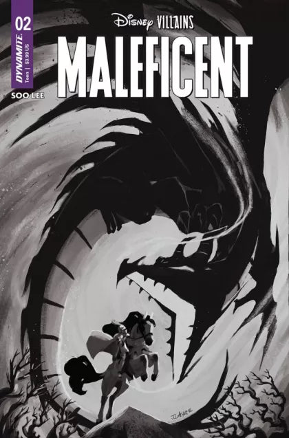 Disney Villains: Maleficent, Vol. 1 2Q Jennifer Meyer Incentive B&W Variant (1:25)