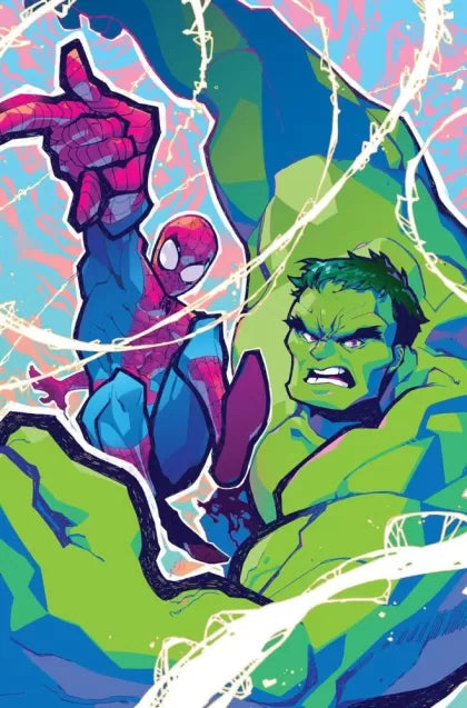 Spider-Man / Hulk: Fire and Brimstone #1H – Rose Besch Incentive Virgin Variant (1:100)