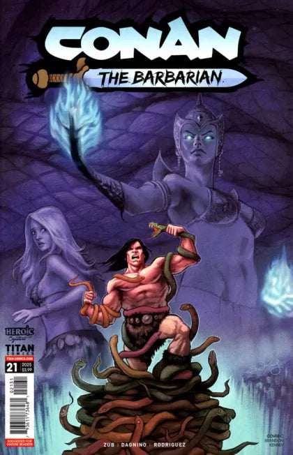 Conan the Barbarian (Titan Comics) A Nest Of Serpents, Part I: Slaves Of The Magi 21C Brandon Kenney Variant
