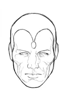 Avengers: Twilight #4G – Mark Brooks Incentive Headshot Sketch Variant (1:50)