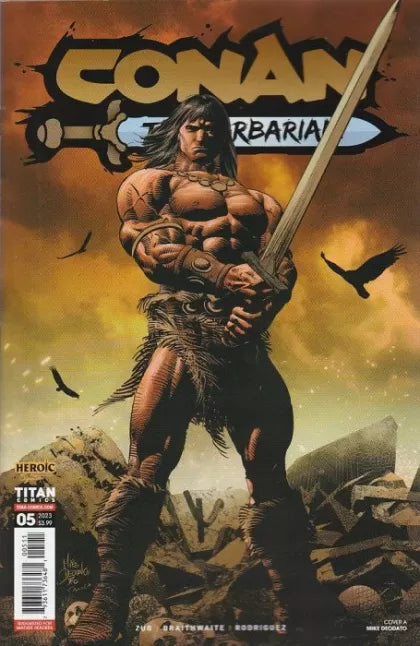 Conan the Barbarian (Titan Comics) Thrice Marked for Death!, Part I: The Heist 5A Mike Deodato Jr. Regular