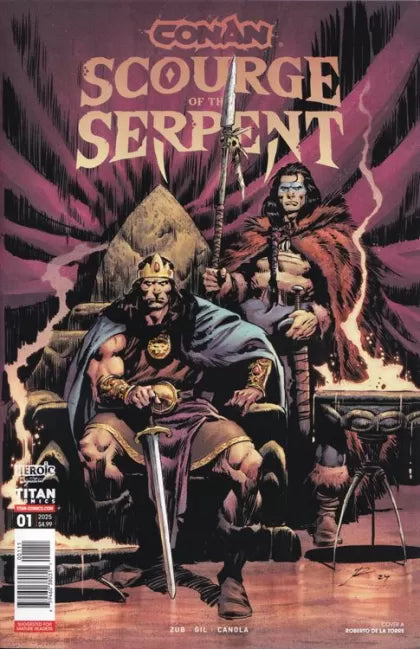 Conan The Barbarian: Scourge Of The Serpent Part I: Stealing Faces & Finery 1A Roberto De La Torre Regular