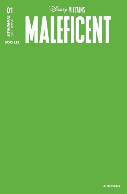 Disney Villains: Maleficent, Vol. 1 1Y Green Blank Authentix Variant