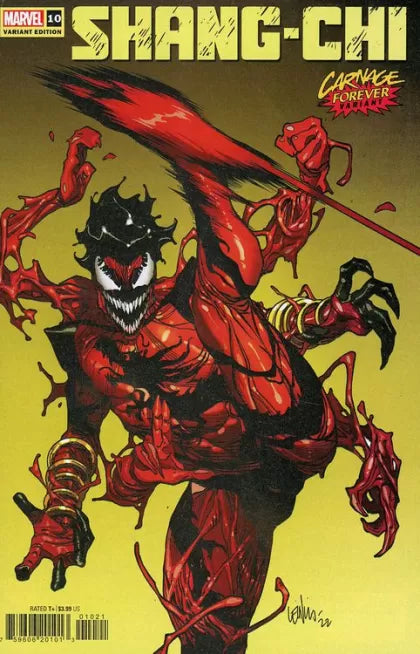 Shang-Chi, Vol. 2 #10B – Leinil Francis Yu Carnage Forever Cover