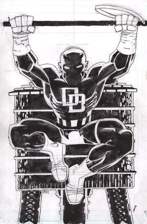 Daredevil: Cold Day in Hell 1J 2nd Printing Frank Miller Incentive B&W Variant (1:25)