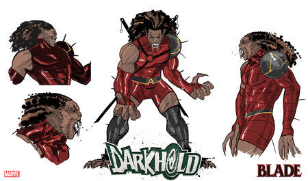 Darkhold: Blade The Last Drop 1C Incentive Cian Tormey Design Variant Cover