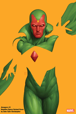 The Avengers, Vol. 9 #1H – John Tyler Christopher Negative Space Variant