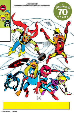 The Avengers, Vol. 9 #31D – Luciano Vecchio Muppets Variant