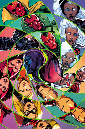 The Avengers, Vol. 9 "Heroes" / "Happy Anniversary, Avengers!" 34H CAFU Incentive Virgin Variant (1:100)