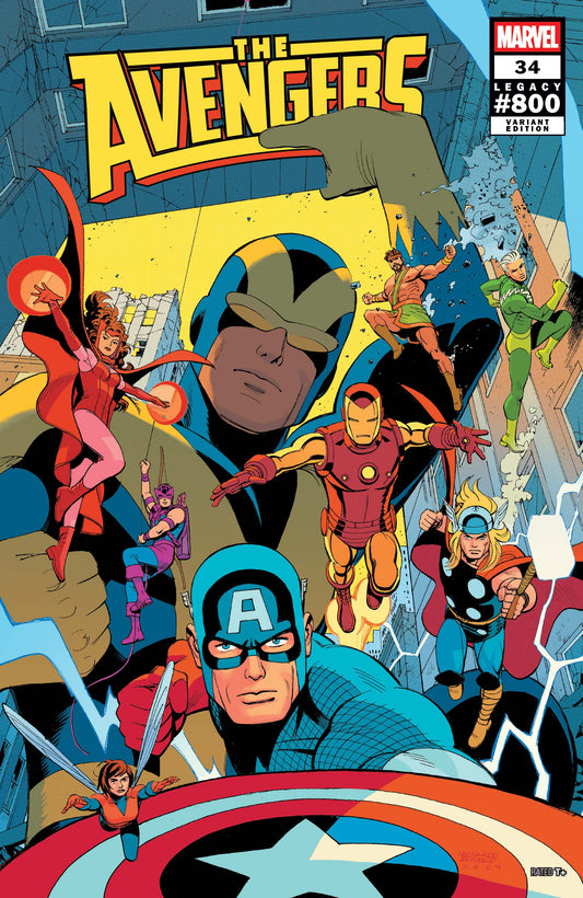 The Avengers, Vol. 9 "Heroes" / "Happy Anniversary, Avengers!" 34B Leonardo Romero Variant