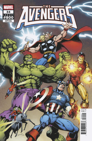 The Avengers, Vol. 9 "Heroes" / "Happy Anniversary, Avengers!" 34D Mark Bagley Variant