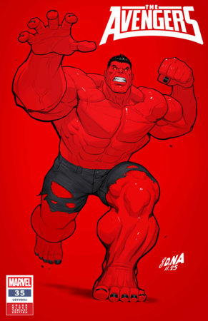 The Avengers, Vol. 9, The New Universe, 35B, David Nakayama Color Block Variant