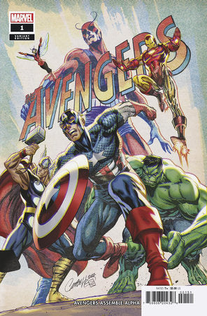 Avengers Assemble: Alpha The Battle A Million Years In The Making! (Part One) 1D J. Scott Campbell Variant