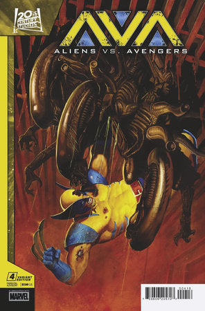 Aliens vs. Avengers #4C – E.M. Gist Incentive Variant (1:25)