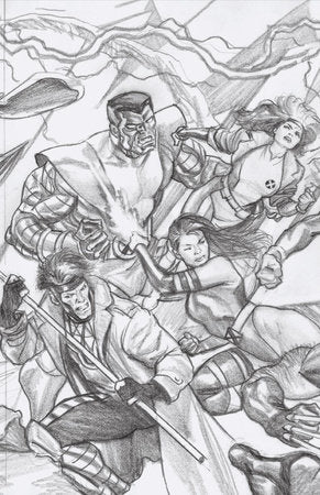 Dark X-Men, Vol. 2 1D Alex Ross Incentive X-Men Connecting Sketch Variant (1:100)