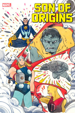 Son of Origins of Marvel Comics: Marvel Tales Incredible Hulk #1 / Journey Into Mysterery #83 / Tales of Suspense #39 / Strange Tales #110-111 / Daredevil #1 1B Peach Momoko Variant