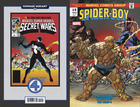 Spider-Boy, Vol. 1 The Boy Without Fear 15E Mike McKone Fantastic Four Homage Variant