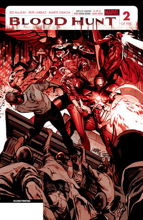 Blood Hunt - Red Band Blood Hunt 2C 2nd Printing Pepe Larraz Variant