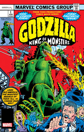 Godzilla, Vol. 1 (Marvel) The Coming! 1D Facsimile Foil Variant
