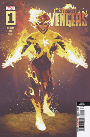 The West Coast Avengers, Vol. 4 1O 2nd Printing Adam Hughes