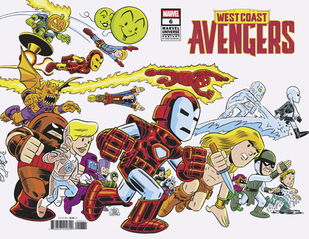 The West Coast Avengers, Vol. 4 6C Chris Giarrusso Marvel Universe Connecting Variant