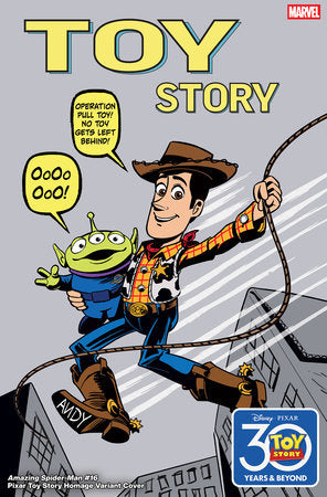 The Amazing Spider-Man, Vol. 7, Resolute, Part 6, 16E, Marco Forcelloni Pixar Toy Story Homage Variant