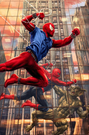 AMAZING SPIDER-MAN #25 LEE BERMEJO AMAZING VISIONS VIRGIN VARIANT [DS]