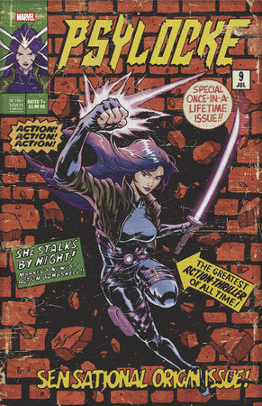 Psylocke, Vol. 2 #9B – Benjamin Su Retro Vision Variant