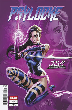 Psylocke, Vol. 2 #10B – J. Scott Campbell Just Spectacular Collection Variant