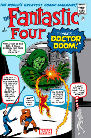 Fantastic Four, Vol. 1 "Prisoners of Doctor Doom!" 5C Facsimile