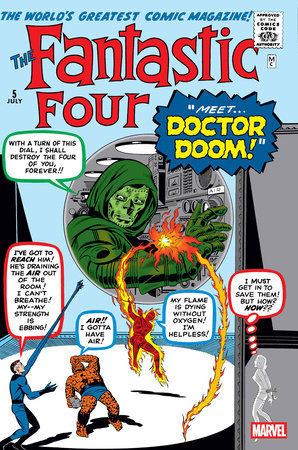 Fantastic Four, Vol. 1 "Prisoners of Doctor Doom!" 5E Facsimile Foil Variant