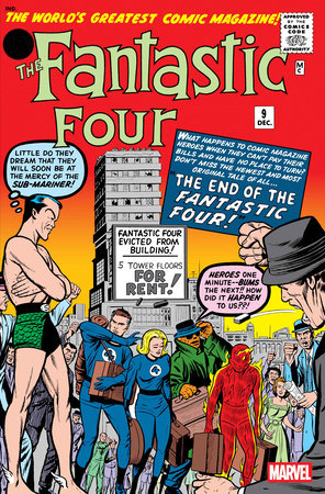 Fantastic Four, Vol. 1 "The End of the Fantastic Four!" 9C Facsimile