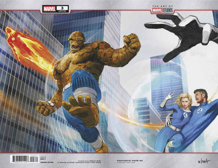 Fantastic Four, Vol. 8 One World Under Doom 3G Wesley Burt Marvel Studios Wraparound Variant