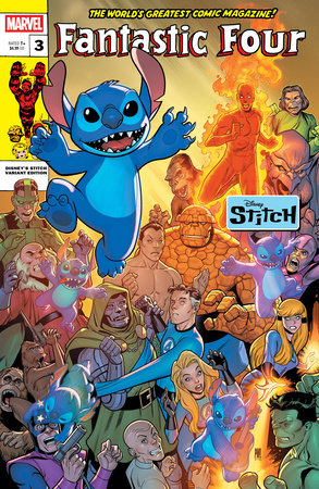Fantastic Four, Vol. 8 One World Under Doom 3H Paco Medina Disney Stitch Variant