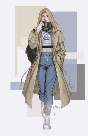 Fantastic Four, Vol. 8 Doctor Susan Storm in: "Bad Blood" 5I InHyuk Lee Incentive Street-Verse Virgin Variant (1:50)