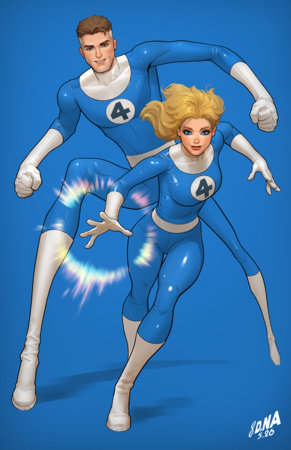 Fantastic Four, Vol. 8 #14E – David Nakayama Incentive Color Block Virgin Variant (1:50)