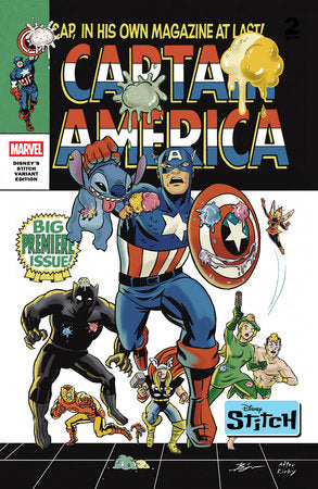 Captain America, Vol. 12 Our Secret Wars 3G Benjamin Su Stitch Variant