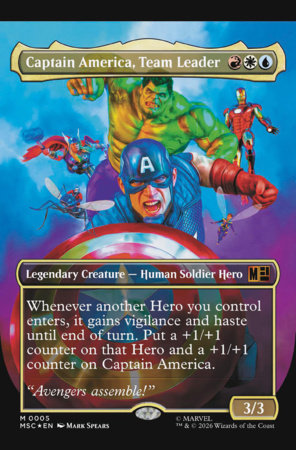 Captain America, Vol. 12 #12C – Mark Spears Magic: The Gathering Variant