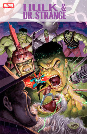 Hulk & Doctor Strange Gray Dawn On Bleecker Street/What Happens In The Book Club Stays In The Book Club 1B German Peralta Variant