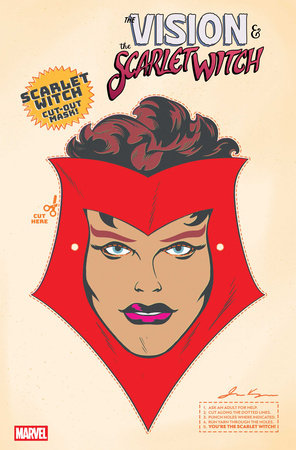 The Vision & the Scarlet Witch, Vol. 3 Fear the Reaper, Part 5 5C James Kerigan Retro Halloween Mask Variant